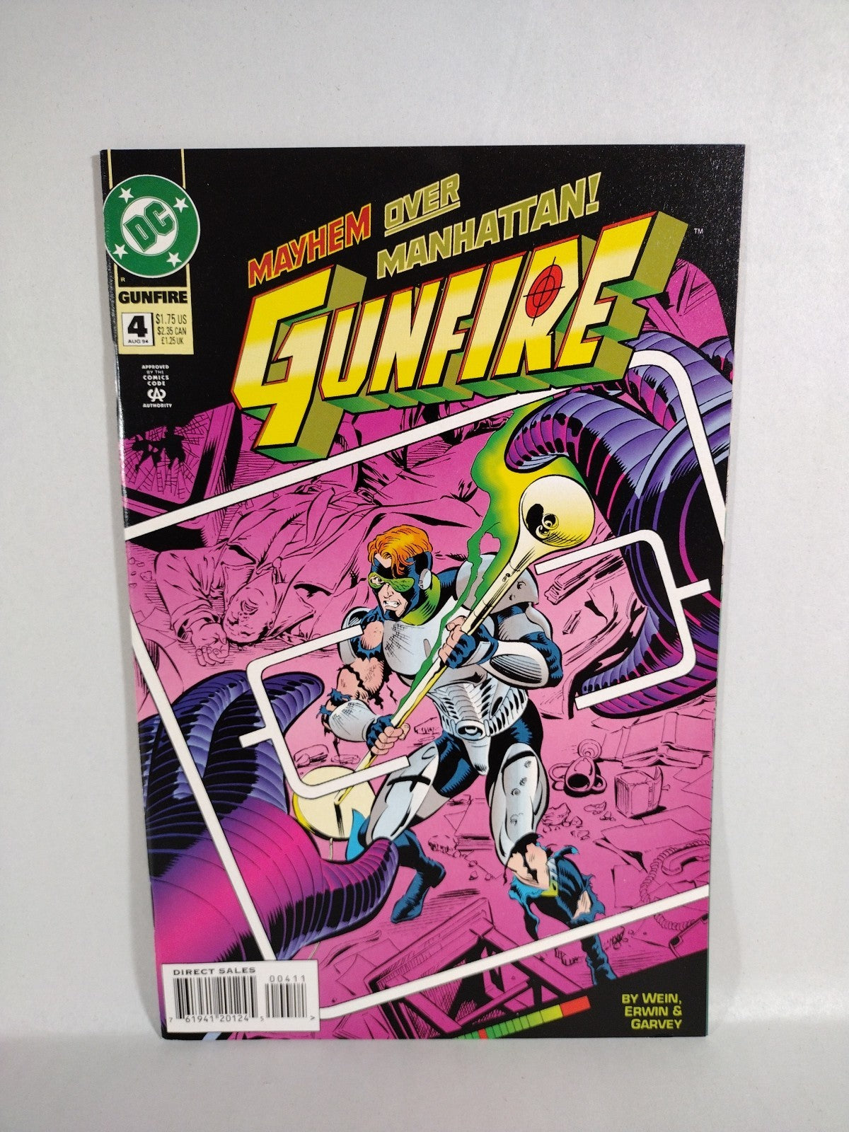 Gunfire (1994) DC Comic Lot #1 2 3 4 5 0 Len Wein VF-NM