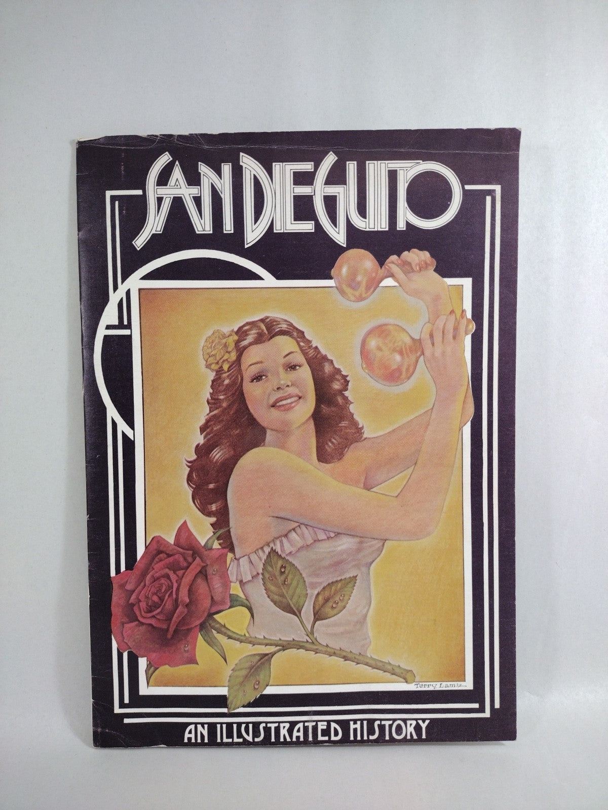 SAN DIEGUITO (1975) An Illustrated History Magazine Terry Lamiz Rick Griffin Art