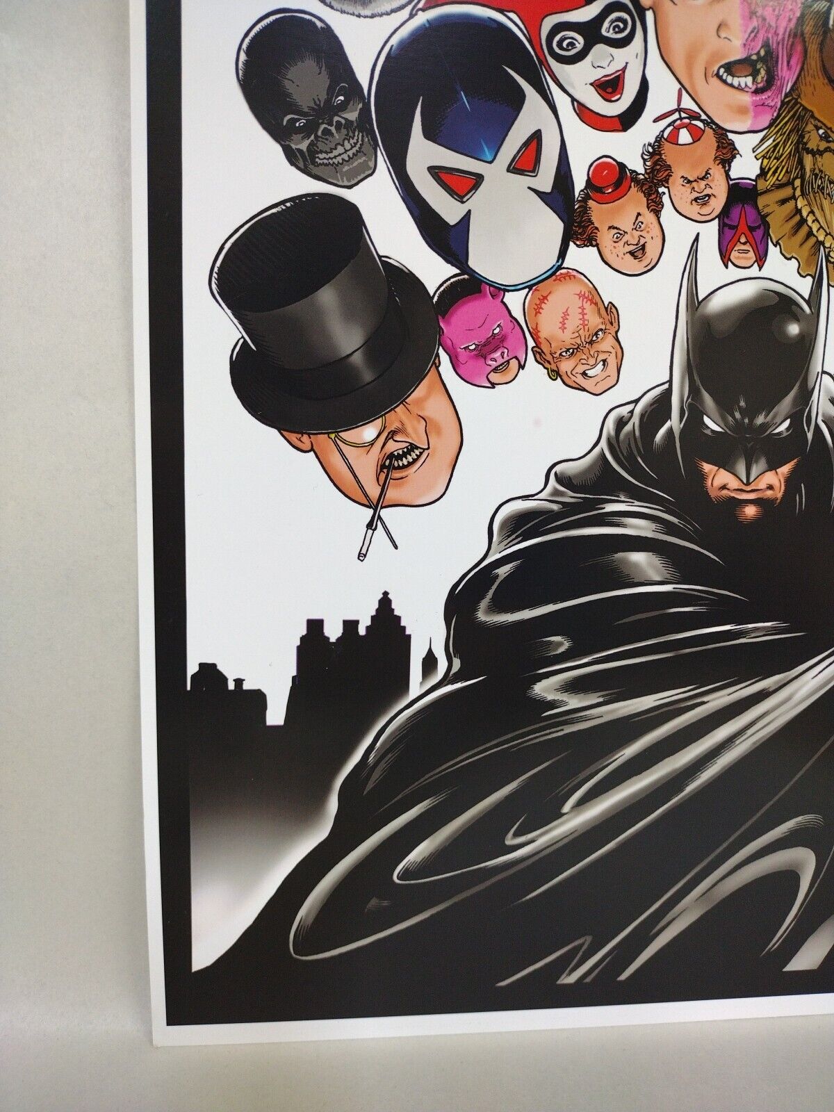 Batman Villains (2024) Signed Kevin Maguire Poster Print 12 X 18 W Holder