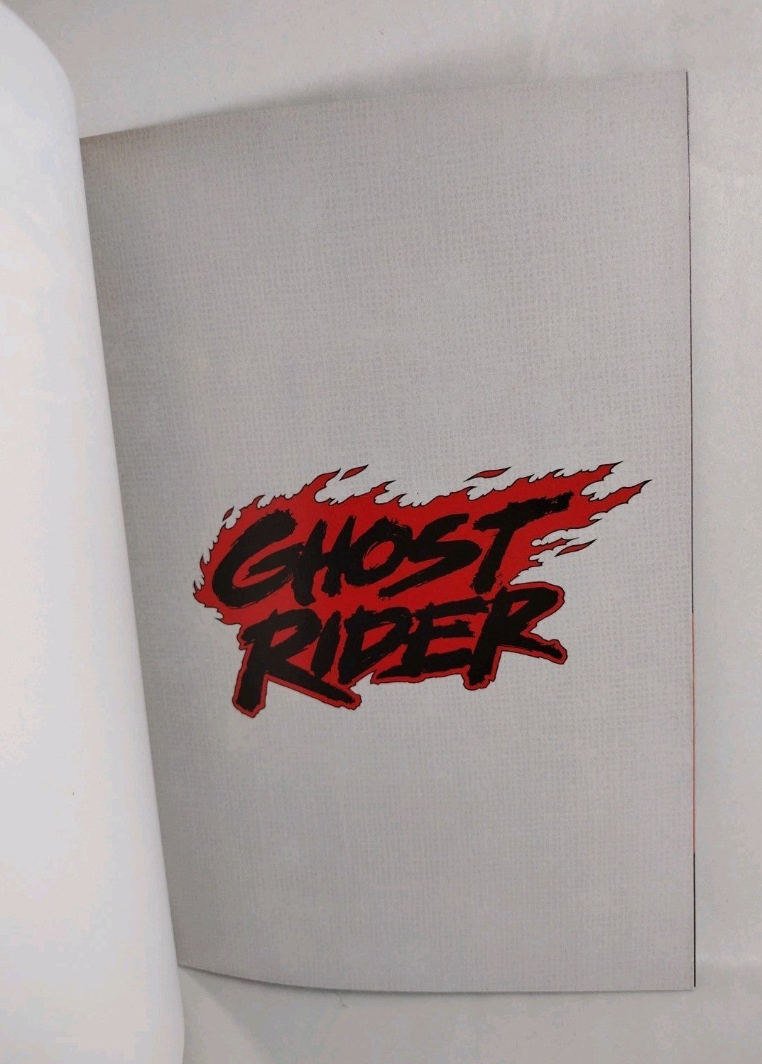Ghost Rider #1 (2019) Marvel Black Blank Sketch Cover Variant Comic NM