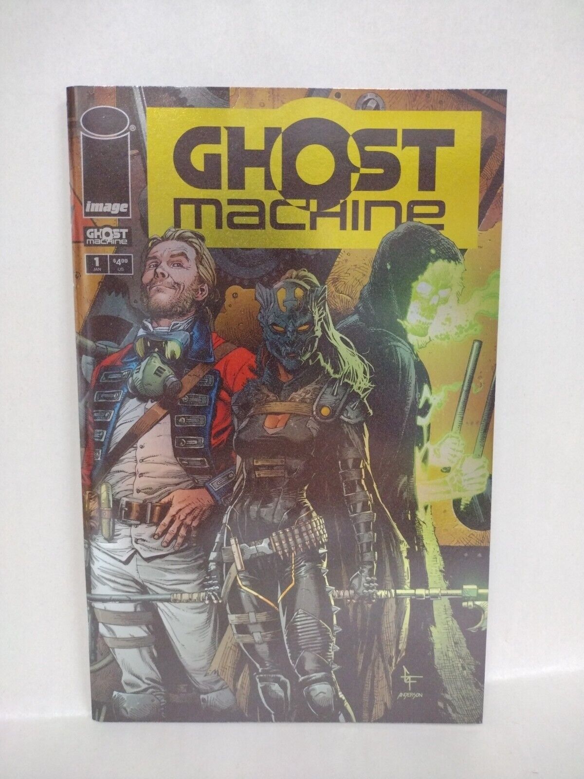 Ghost Machine #1 (2024) Image Comic Gary Frank Cover B Foil Variant NM