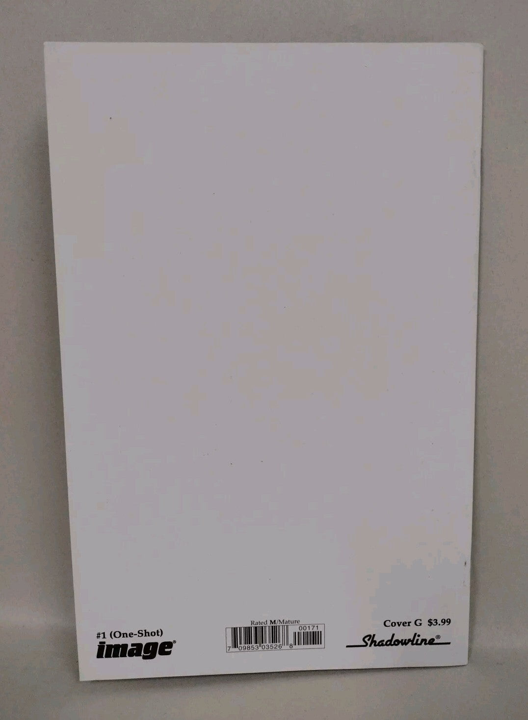 THE LAST SHADOWHAWK #1 Blank Cover Variant Image Comic w Original DCastr Art COA