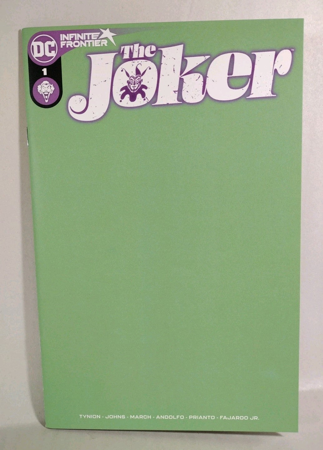 The Joker #1 (2021) DC Comic GREEN BLANK Sketch Cover Variant Tynion IV New NM