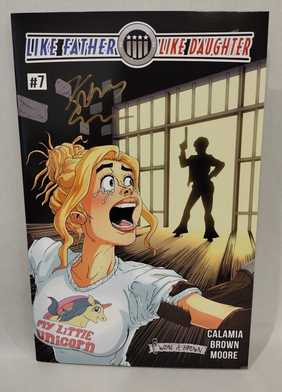 Like Father Like Daughter #7 (2021) Comic w Kathryn Calamia Signed Print Set