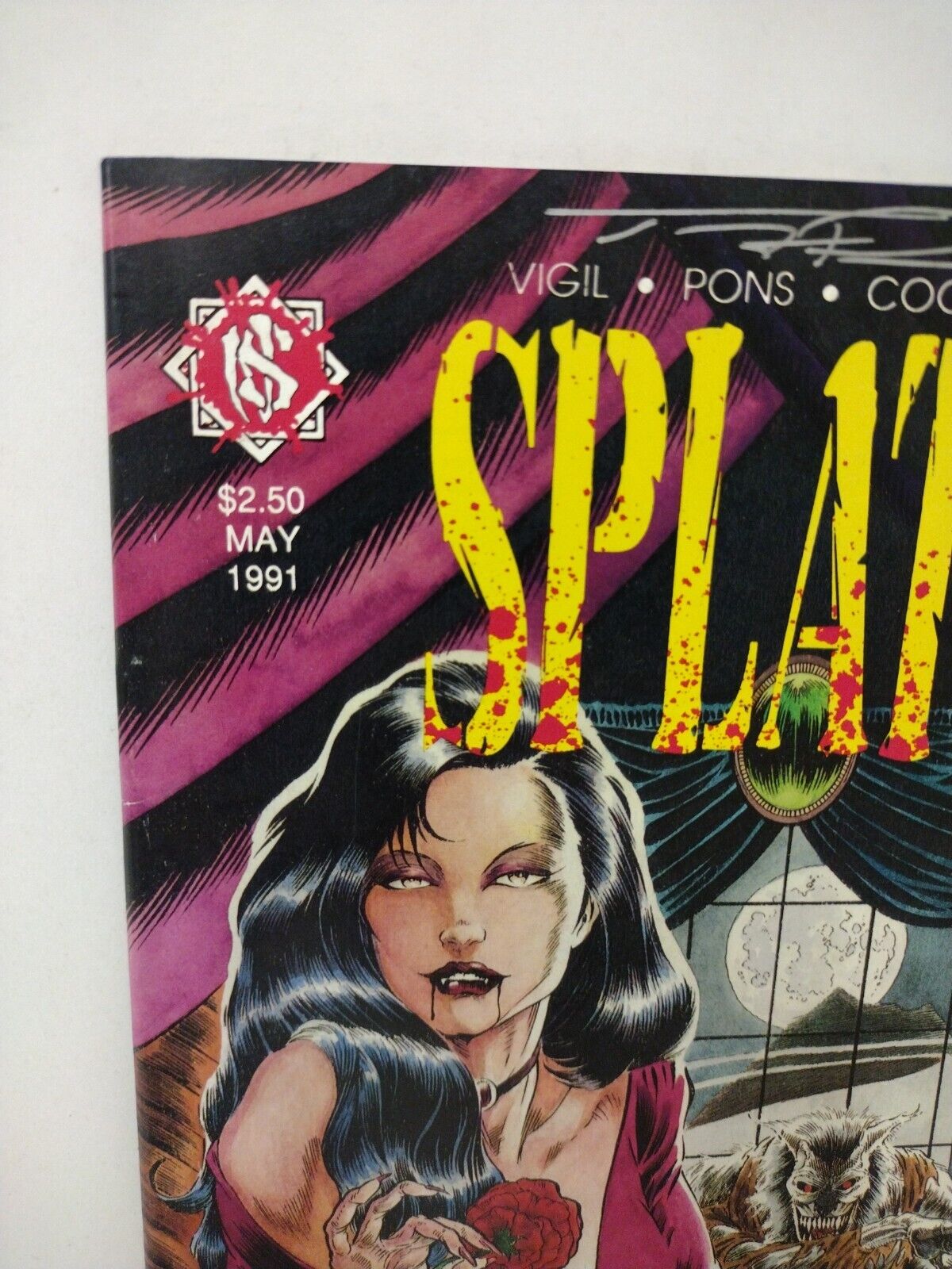 Splatter #1 (1991) Northstar Comic Tim Vigil Art Signed Tommy Pons 