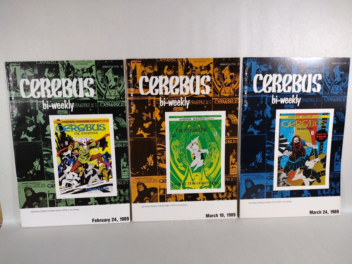 Cerebus Bi-Weekly (1988) Aardvark-Vanhiem Comic Lot #1-14 16 18 19 25 F-VF