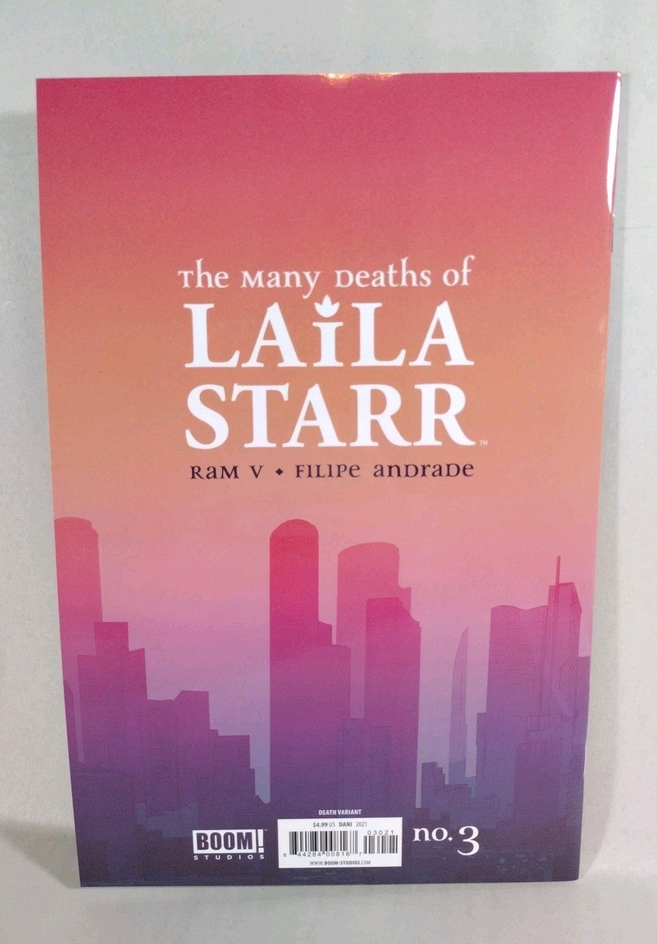 Many Deaths Of Laila Starr #3 (2021) Boom Studios Death Foil Variant NM