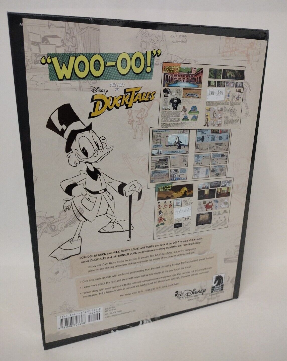 Art Of Disney's Ducktales (2020) Dark Horse Hardcover Uncle Scrooge New Sealed 