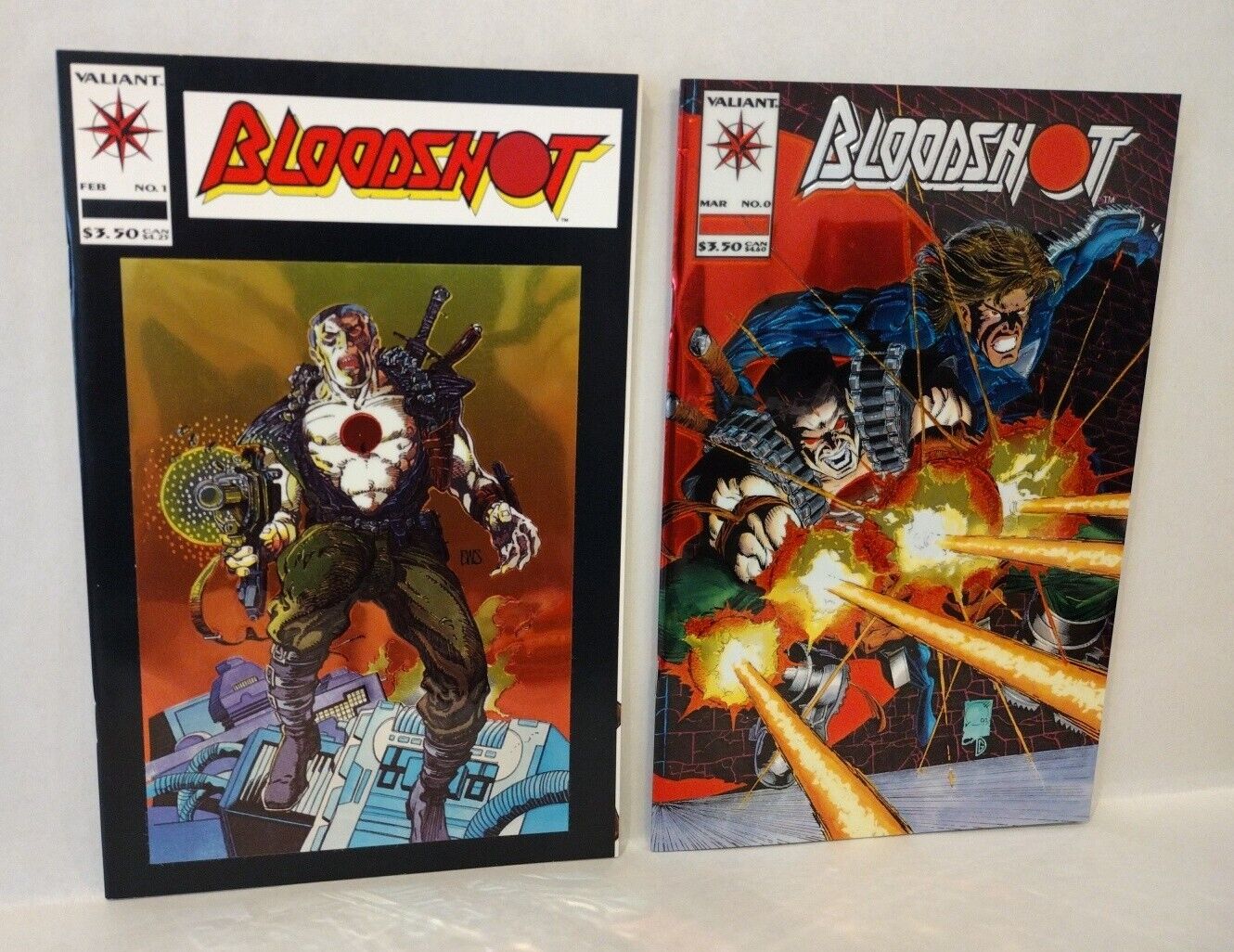 Bloodshot (1992) Valiant Comic Lot Set #0 1 2 3 4 5 6 7 8 9 1st Ninjak 