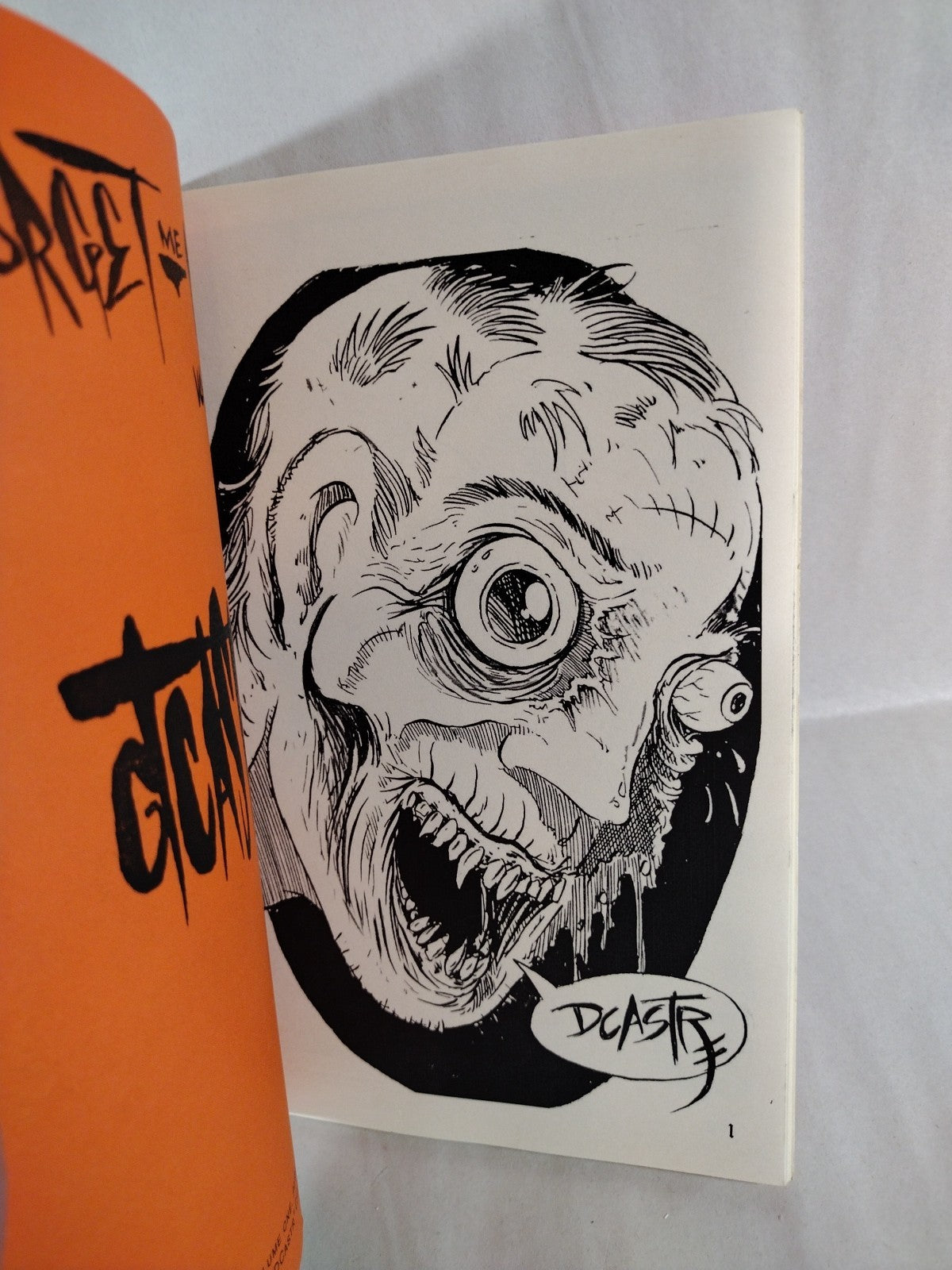 Forget Me Nots #1 (2019) Dave Castr Sketchbook Art Series W Original Sketch Card