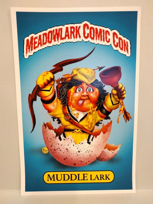 Muddle Lark 2023 Meadowlark Comic Con 11 X 17" Exclusive GPK Homage Poster Print