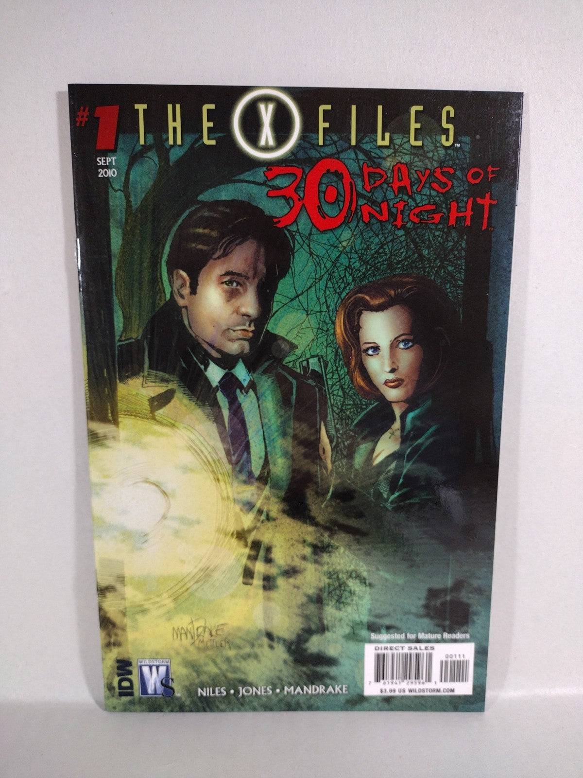 X-Files 30 Days Of Night (2010) IDW Comic Lot #1 3 4 VF-NM