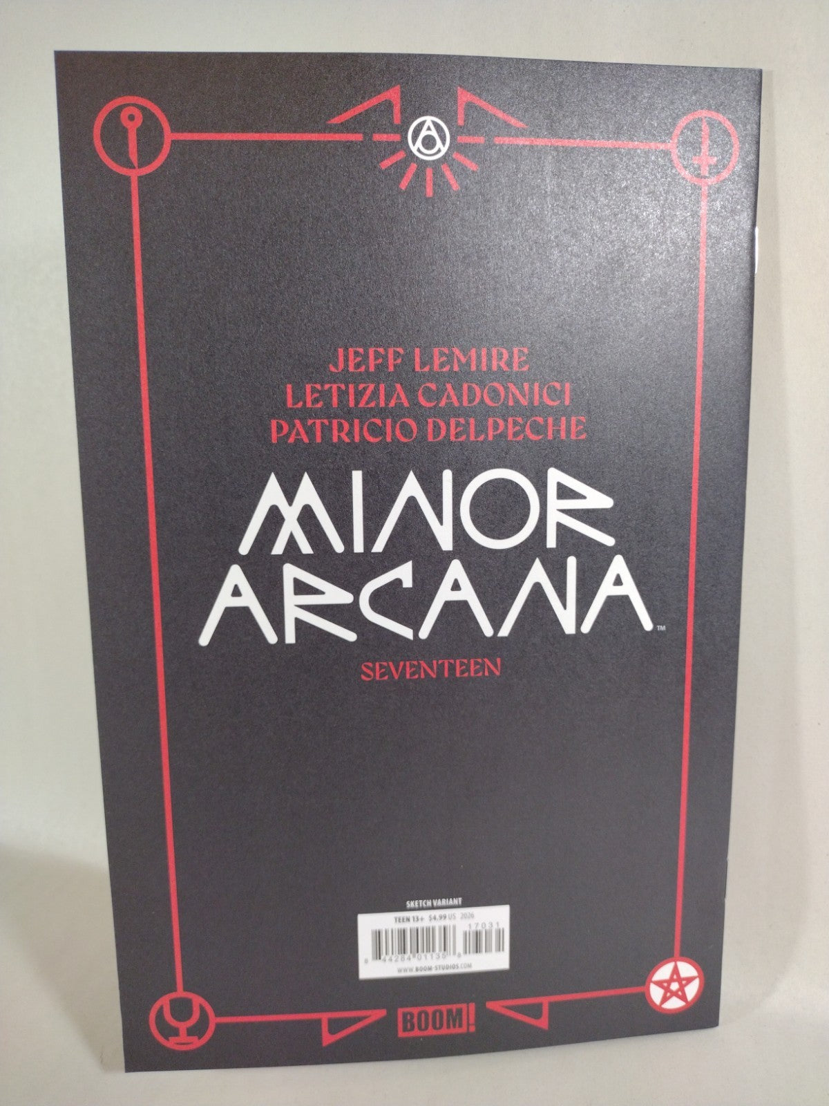 Minor Arcana #17 (2026) Boom Studios Sketch Cover W Original Dave Castr Art