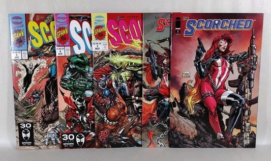 Scorched (2022) Image Comic Lot #1 1 3 4 5 Todd McFarlane Spawn Universe NM