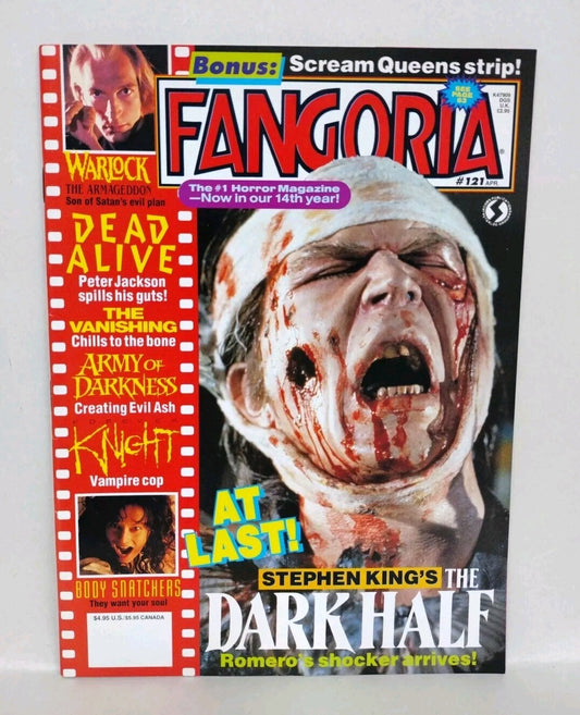 FANGORIA Magazine #121 (1993) Dark Half Dead Alive Warlock Armageddon AOD VF
