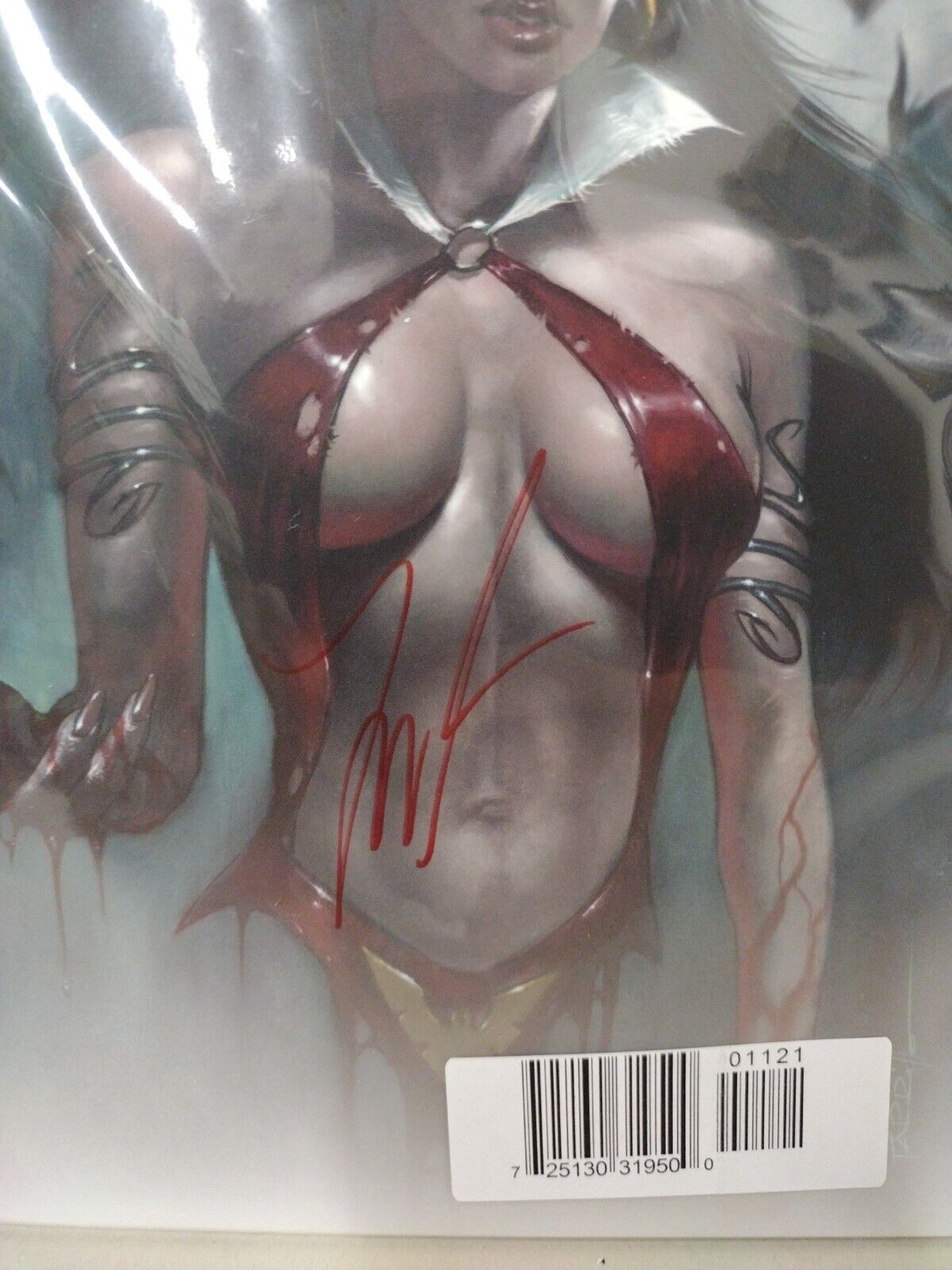 Vampirella Strikes #1 (2022) Atlas Comics Sniegoski Signature Series Variant COA