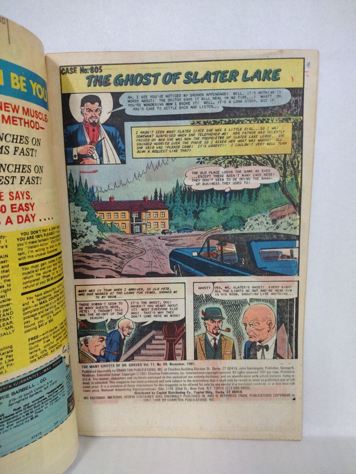 Many Ghost Of Doctor Graves (1981) Carlton Comic Lot #66 67 68 69 70 GD-VG 