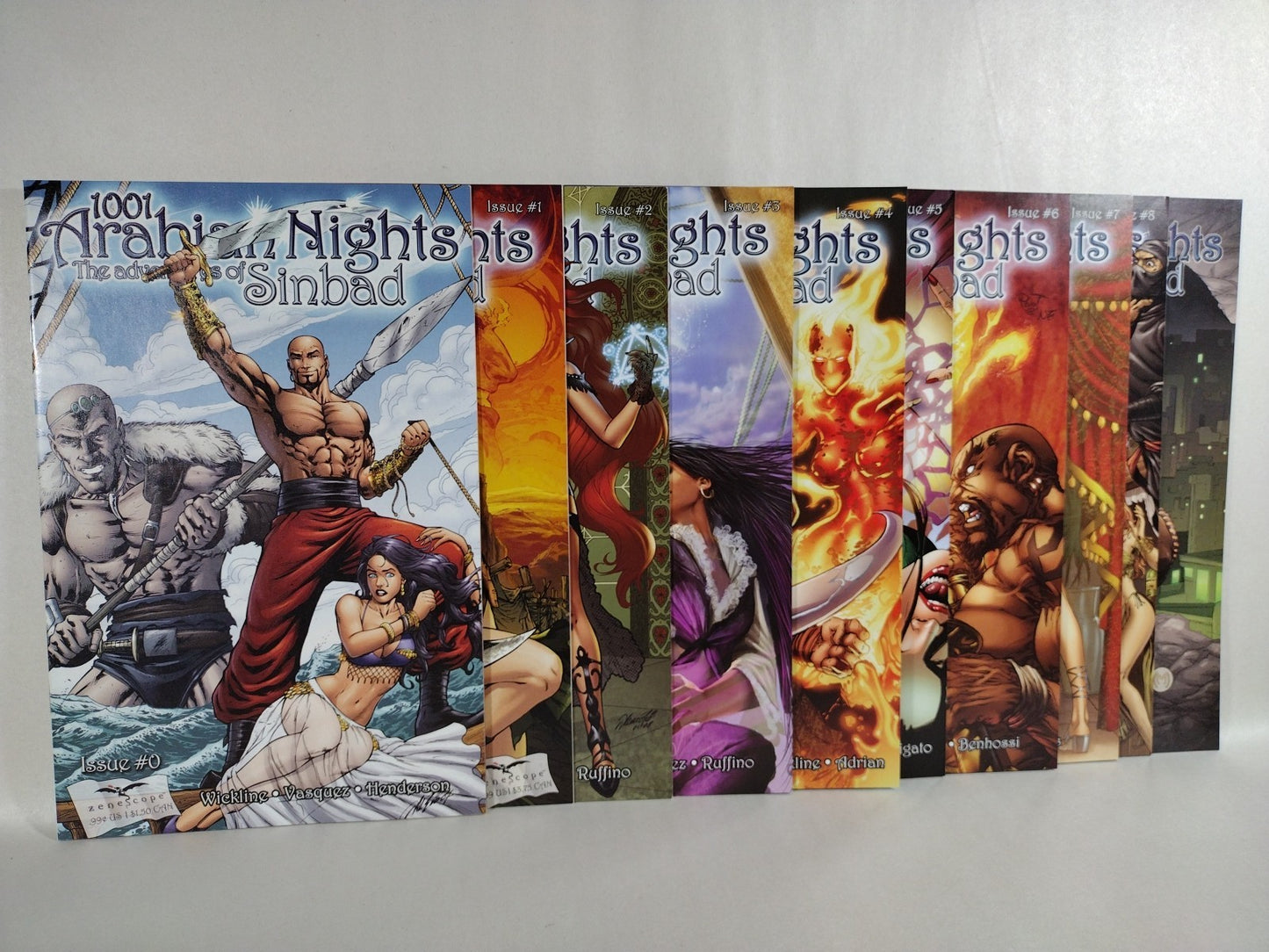 1001 Arabian Knights (2008) Zenescope Comic Lot Set #0 1 2 3 4 5 6 7 8 9 VF-NM
