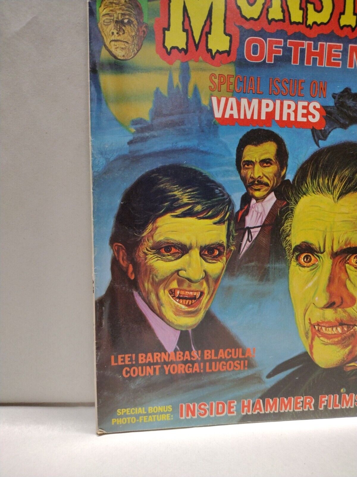 Monsters Of The Movies #3 (1974) Curtis Magazine All Vampire Issue Hammer Films