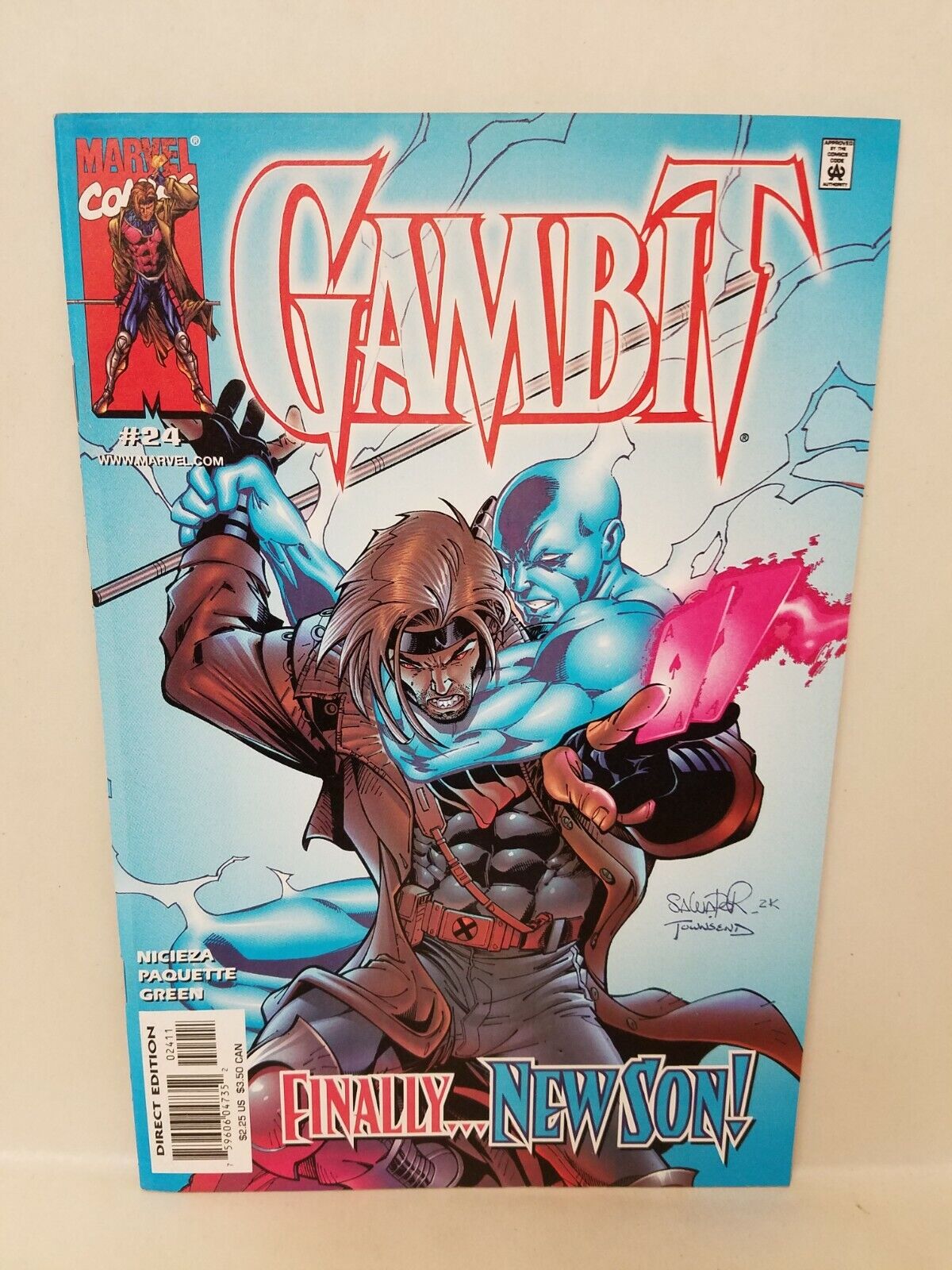 Gambit (2001) #24 Marvel Comic Fabian Nicieza Yanick Paquette Larroca Cover