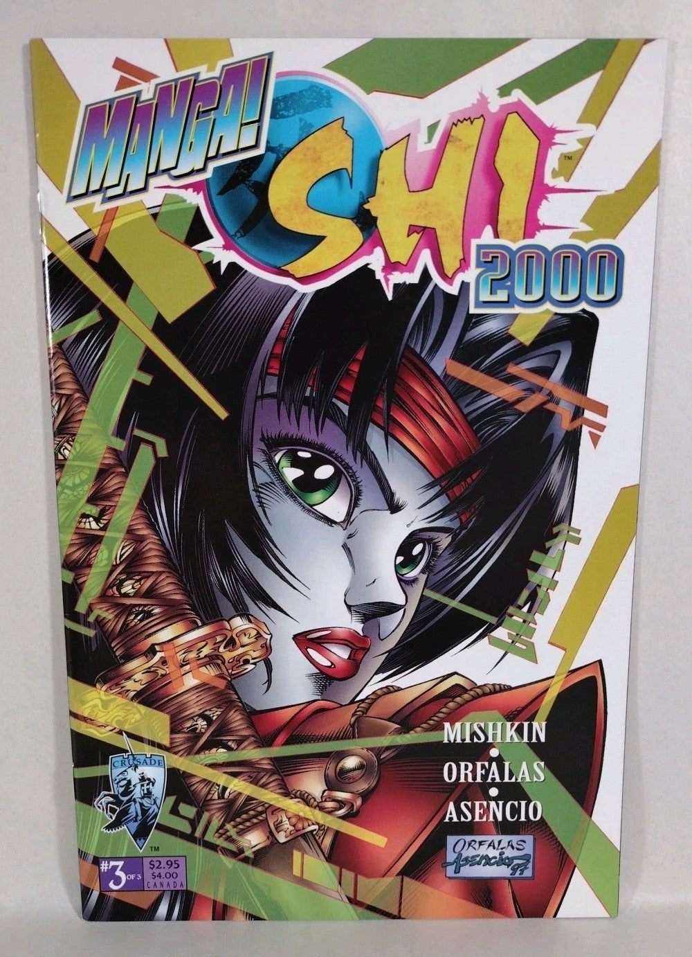 Manga Shi 2000 (1997) Complete Crusade Comic Lot #1/2 1-3 Vampirella