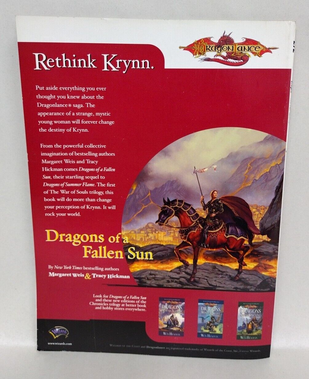 Dragon Magazine #272 (2000) Dungeons & Dragons W Poster Map Wizards Of The Coast