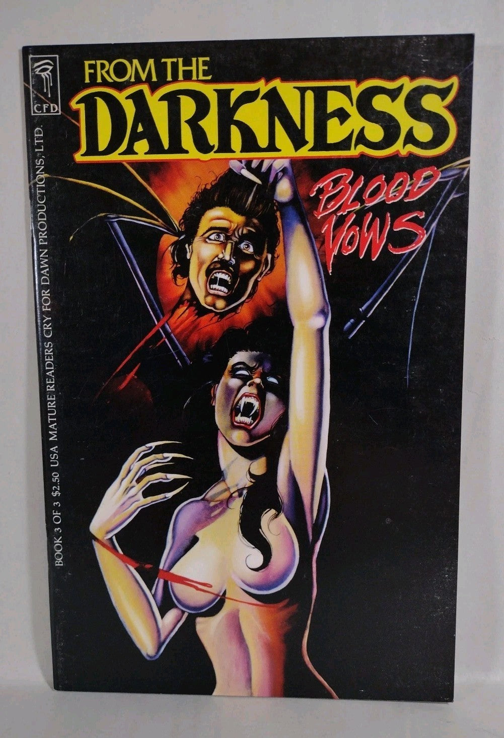 From the Darkness Book II Blood Vows (1992) 1 2 3 Complete Series CFD Jim Balent