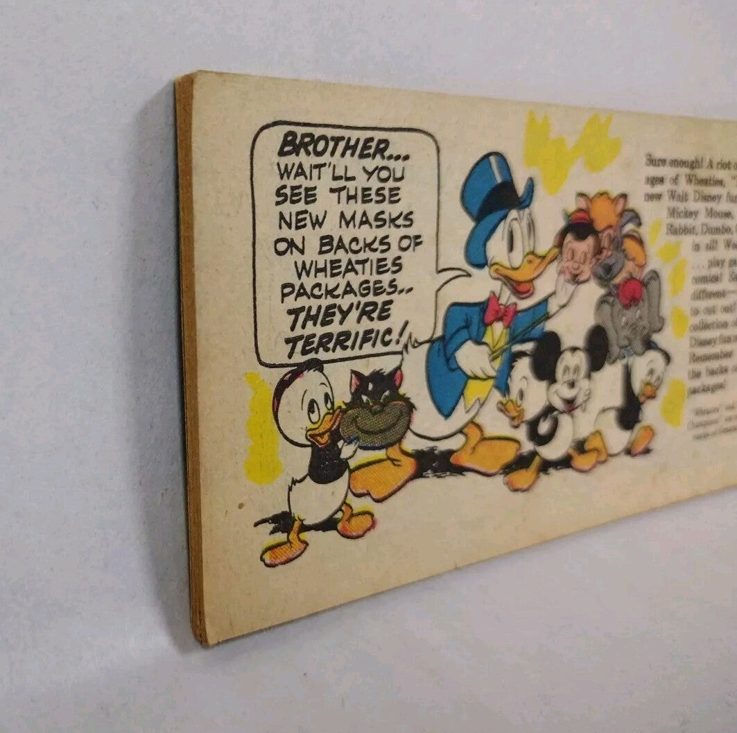 Goofy And The Gangsters #B-7 (1950) Disney General Mills Mini Comic