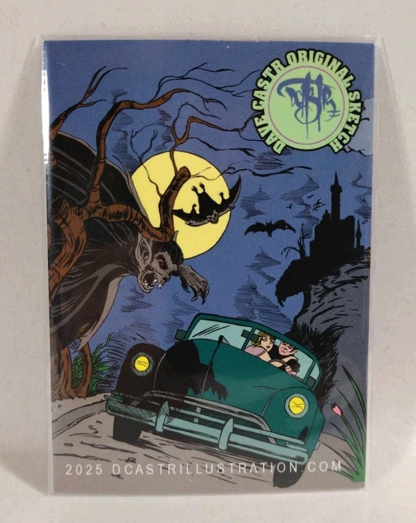 Dave Castr Crusin (2025) OAC Sketch Card W Original Marvel Mephisto Art