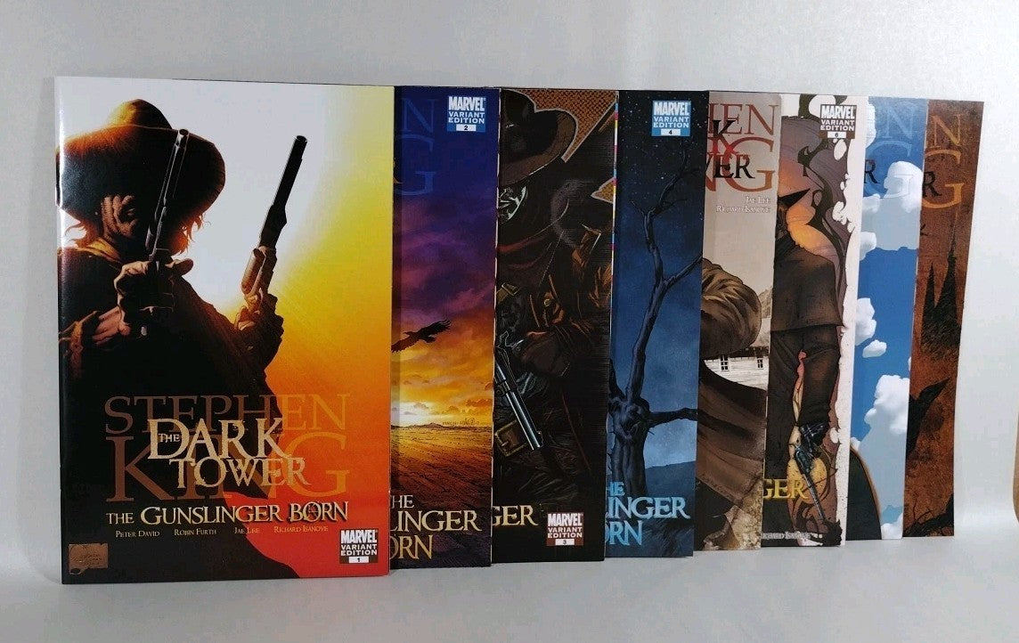 Dark Tower Gunslinger Born Complete (2007) Marvel Comic Variant Set #1-7 NM