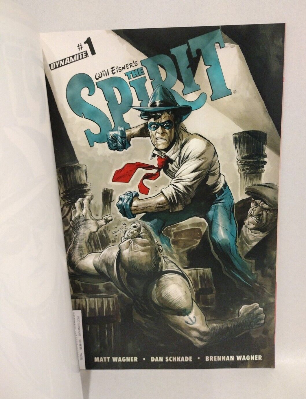 The Spirit #1 Blank Sketch Variant Cover Comic 2015 W Original Art Dave Castr