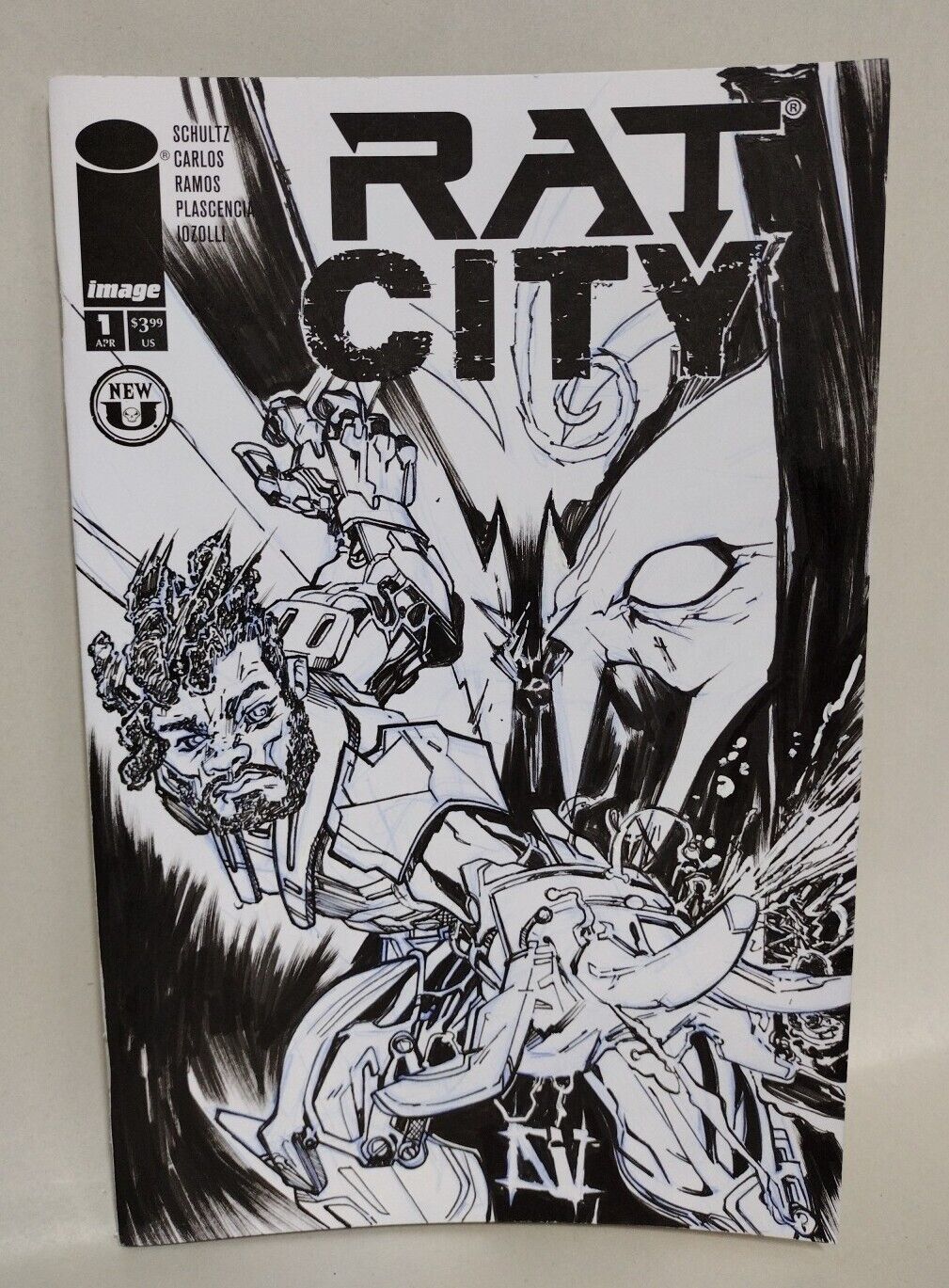 Rat City #1 (2024) Image Sketch Cover Spawn Universe Comic W Original JAG Art