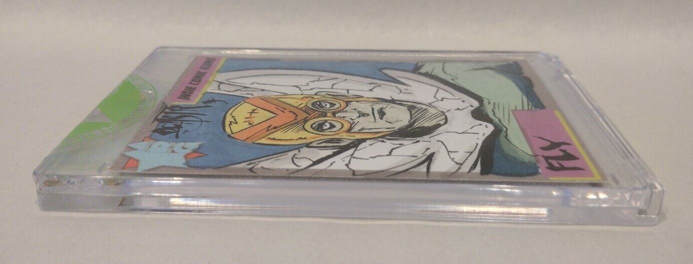 Indie Comic Icons Sketch Card w Original Fly Art DCastr (2023) ARG Sealed