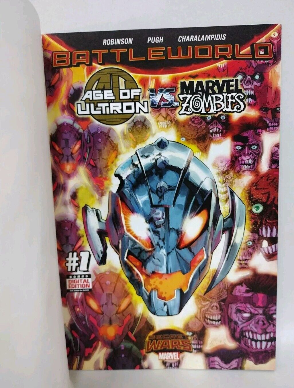 Age of Ultron vs. Marvel Zombies #1 Sketch Cover Variant w Original Art Dcastr 