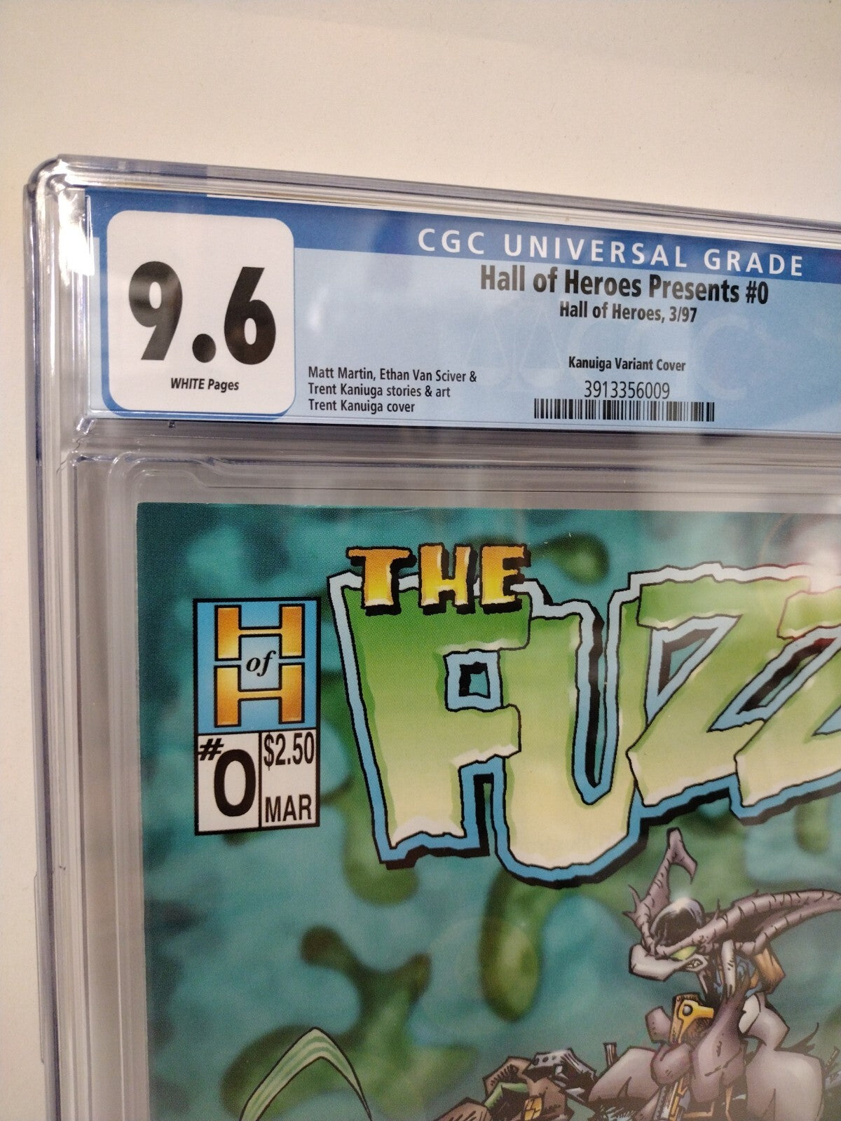 Hall Of Heroes Presents #0 (1997) Martin Variant Comic CCG 9.6 1st Salamanddroid