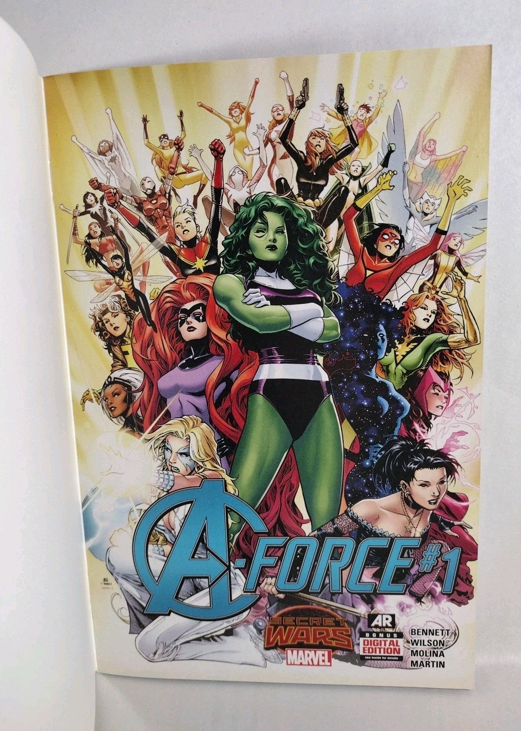 A-FORCE SECRET WARS #1 (2015) Marvel Blank Sketch Variant Cover Comic New NM