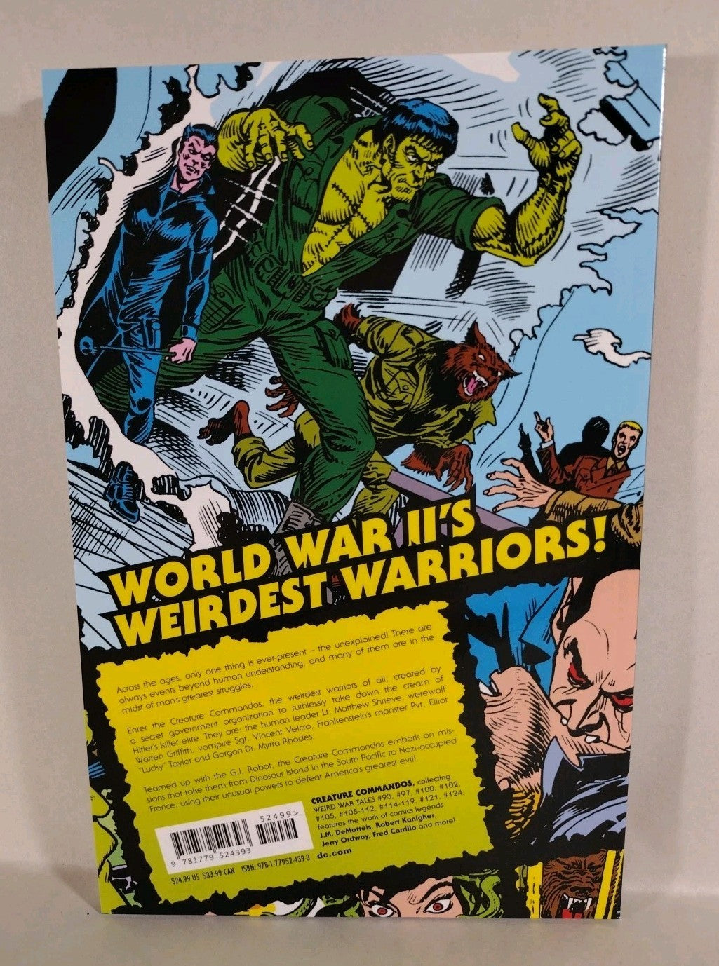 Creature Commandos (2023) 1980 Weird War Tales Series DC Comics TPB New