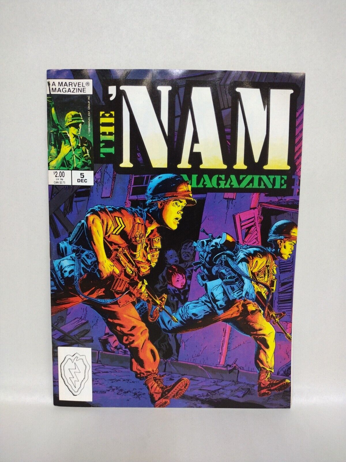 The NAM Magazine (1988) Marvel Comic Lot Set #1 2 3 4 5 Michael Golden FN