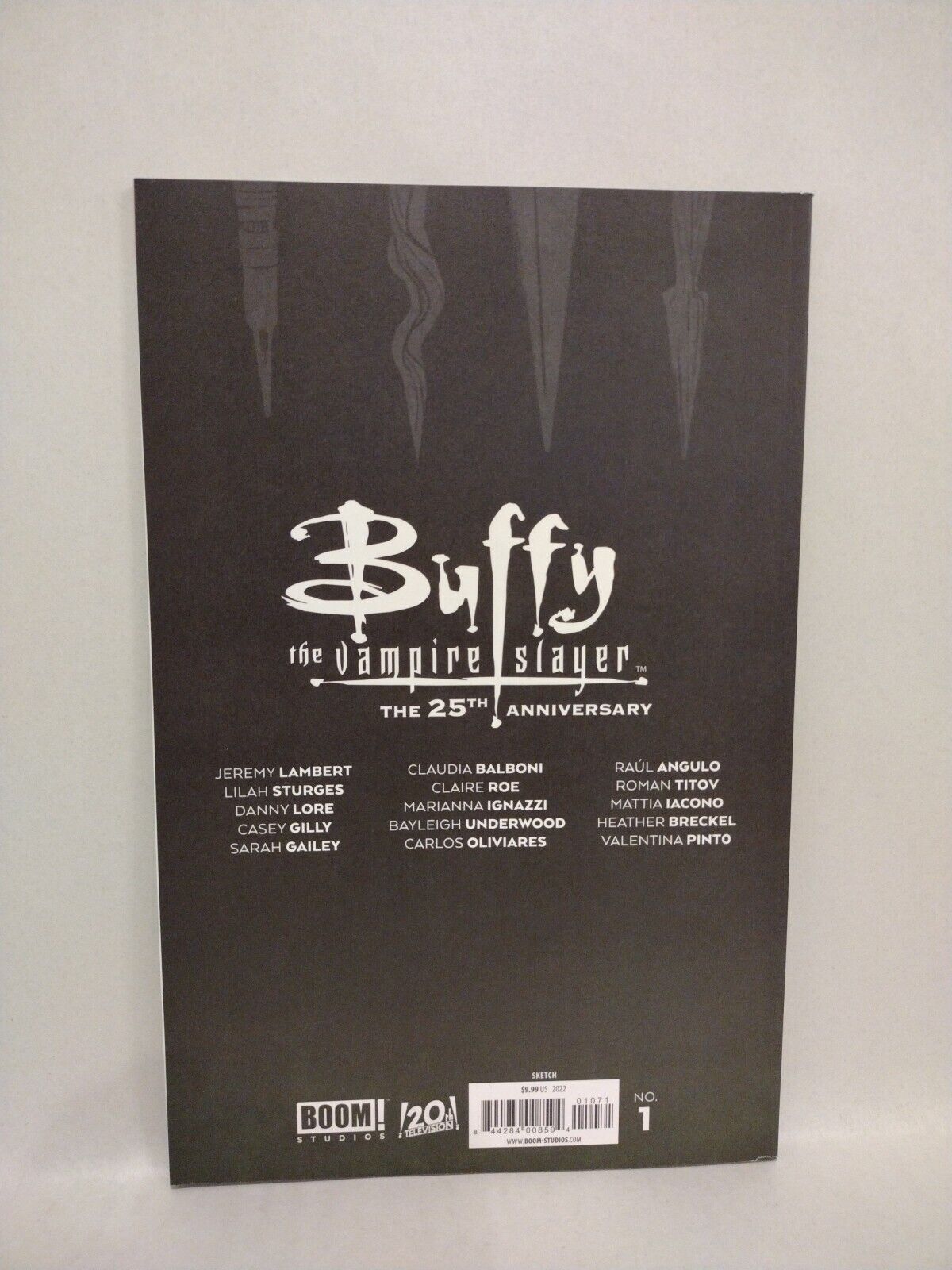 Buffy The Vampire Slayer #25 2022 Boom Comic Sketch cover Variant W Original Art