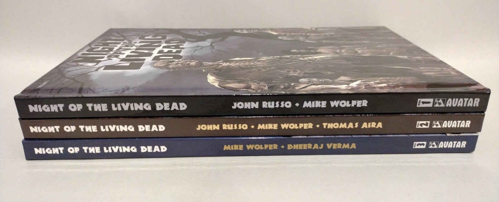 Night Of The Living Dead (2010) Avatar Press HC Lot Set Vol 1 Signed Ed 2 3 New