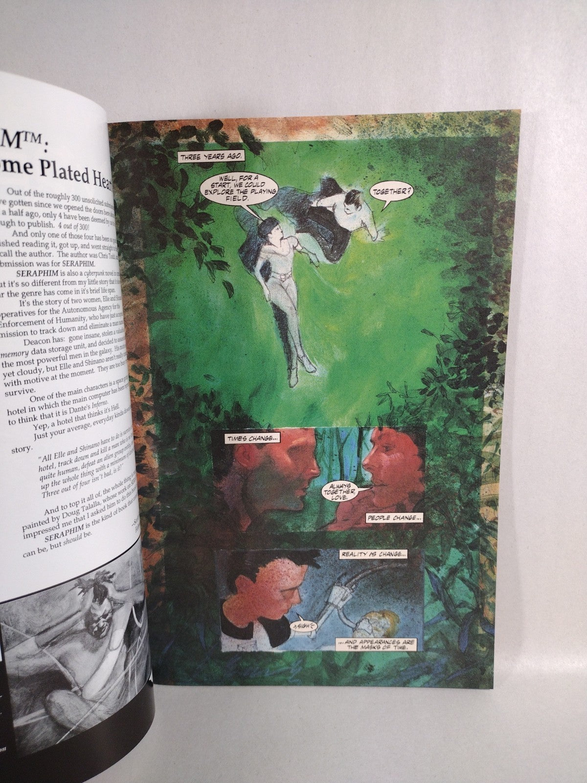 Cyberpunk (1990) Innovation Comic Set #1 2 Bk II 1-2 Seraphim Files 1-2 VF NM