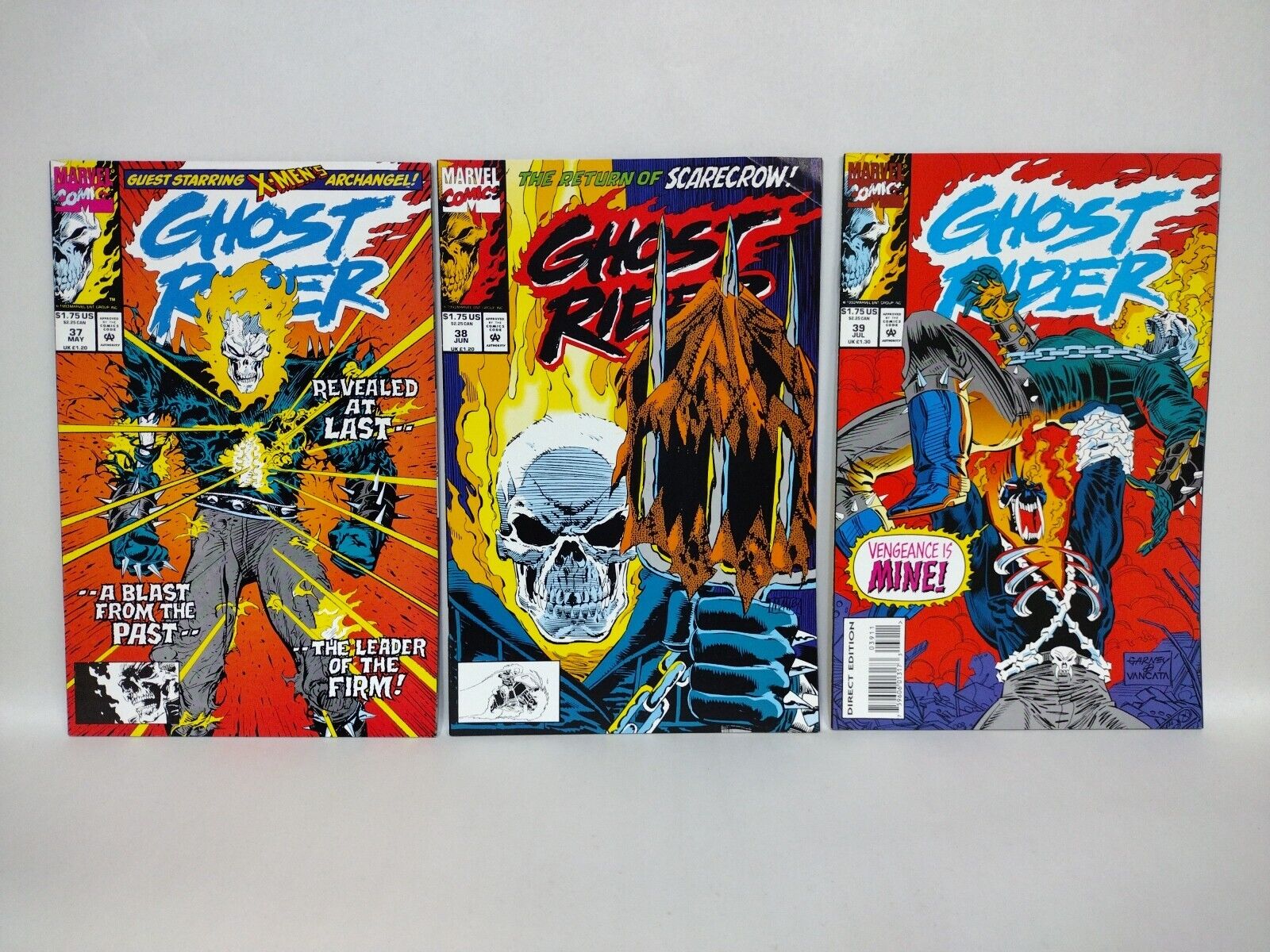 Ghost Rider (1990) Dan Ketch Marvel Comic Lot Set #1-50 Key Issues F-VF