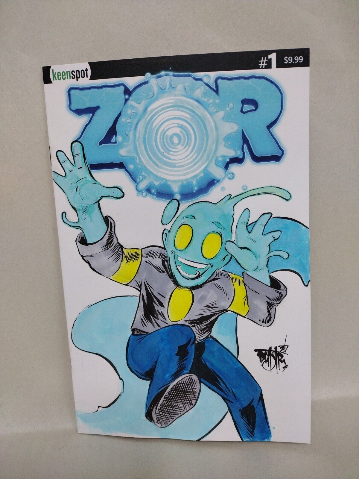 ZOR #1 Keenspot (2024) Sketch Variant Cover Comic W Original DCastr Art