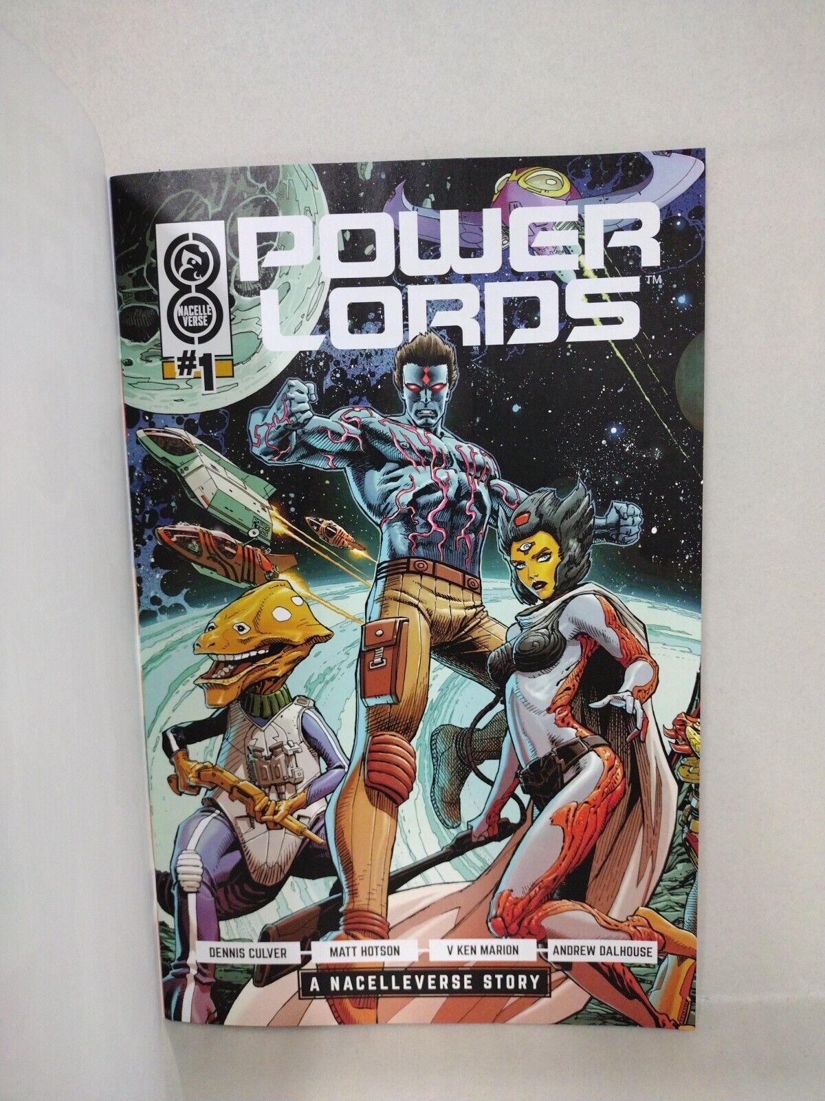 Power Lords #1 (2025) Oni Nacelleverse Sketch Cover W Original Dave Castr Art