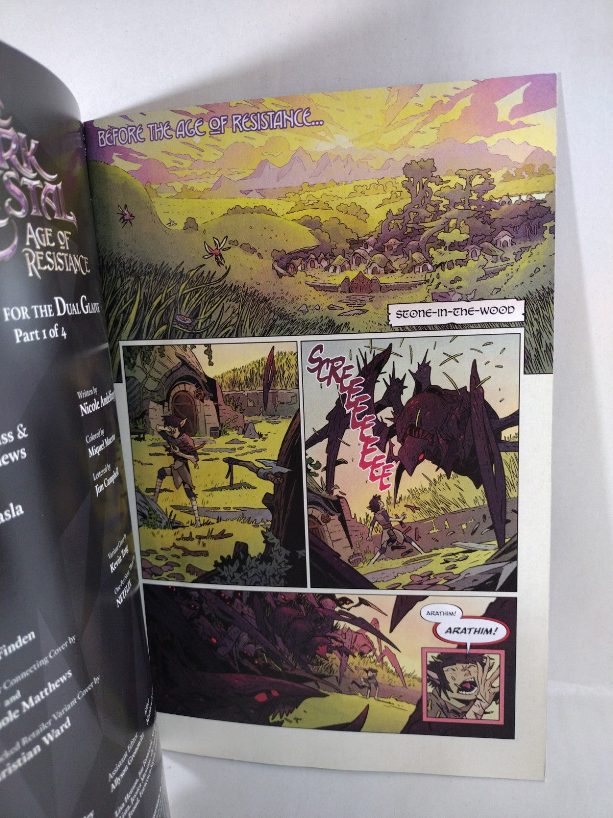 Dark Crystal Age of Resistance #1 (2019) Archia Blank Variant Corrected Cover NM