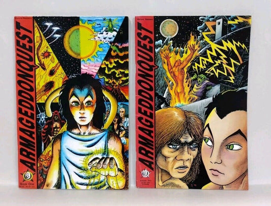 Armageddonquest (1994) Starhead Comic Set #1 2 Ronald Russell Roach