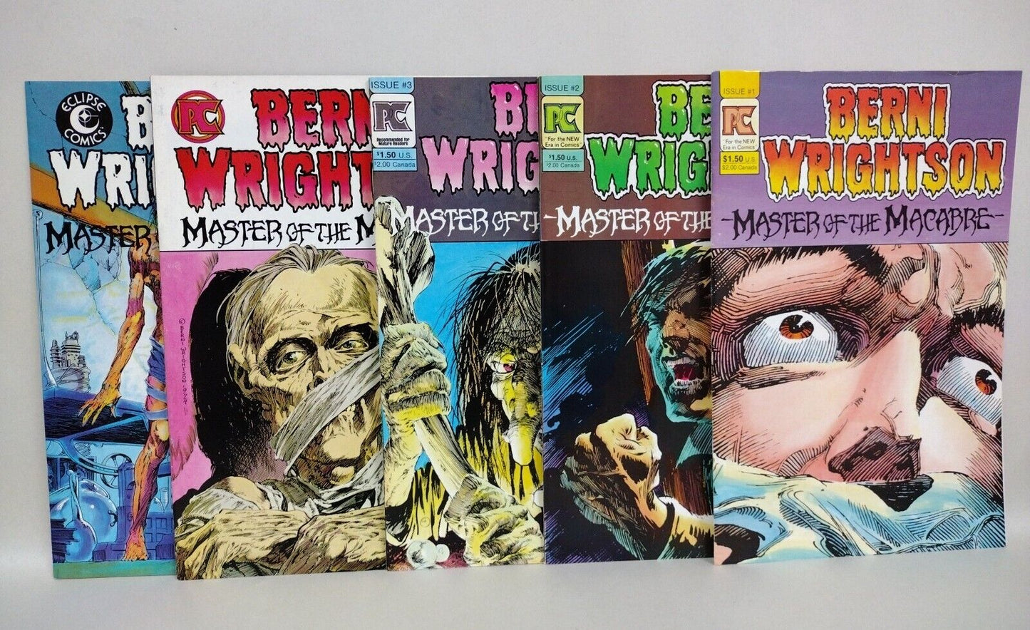 Berni Wrightson Master Of The Macabre (1993) Complete PC Comic Set VF-NM