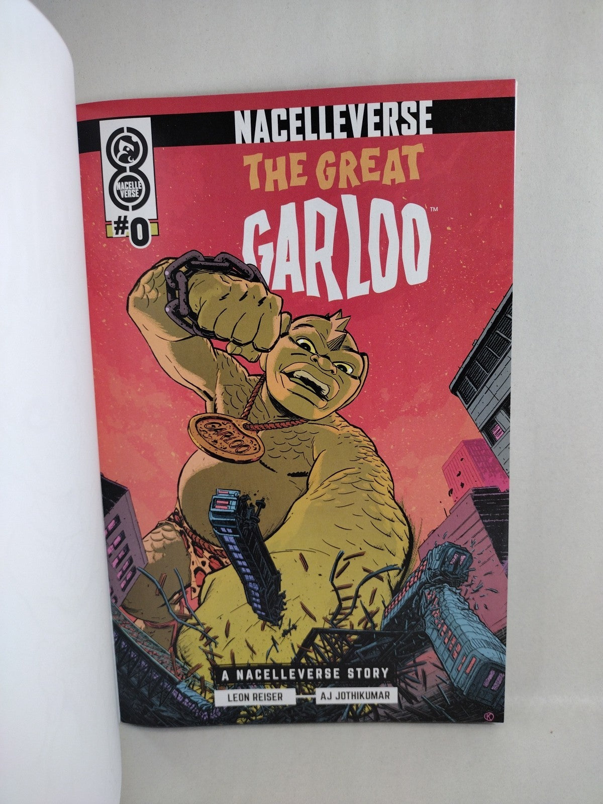 Great Garloo #0 Oni Nacelle Sketch Cover Variant Comic W Original DCastr Art 