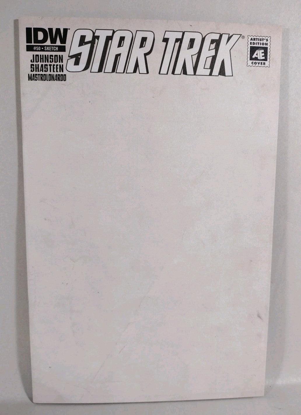 Star Trek #50 (2015) IDW Blank Sketch Cover Variant Comic New NM