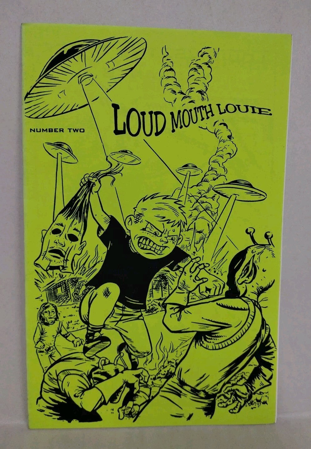 Loud Mouth Louie Ashcan Comic Set #1/2 & #2 (1996) Funky Devil Underground